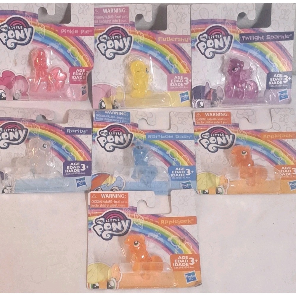 My Little Pony Mini Figure Lot Pinkie Pie Fluttershy Rainbow Dash Twilight More